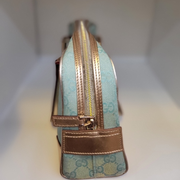 GUCCI GG MONOGRAM CANVAS HANDBAG VINTAGE! - Picture 6 of 10